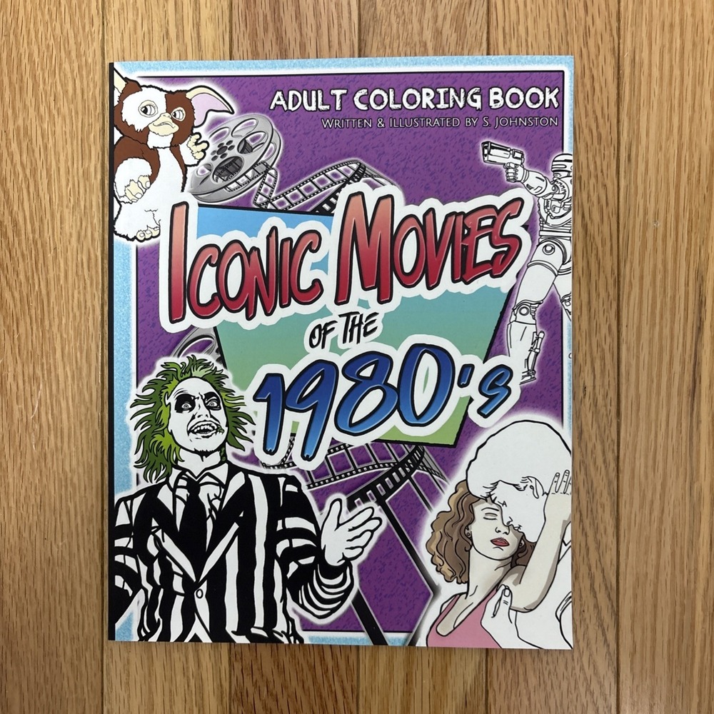 Iconic Movies‎ of the 1980'S: Coloring Book for Adults